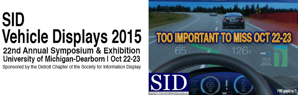 Vehicle display conference 2015